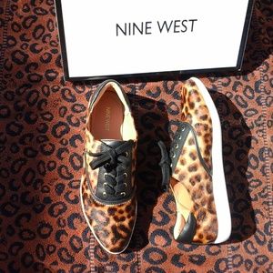 Nine West Leopard Sneakers